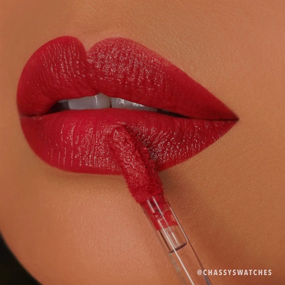 Moira- Lip Plush Cream- 16 Solid- Red Lip Cream Lipstick- Long Lasting Lipstick - Picture 2 of 6